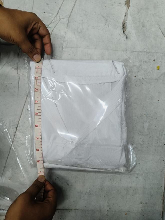 Men's Crinkled Co-Ord Set Peach