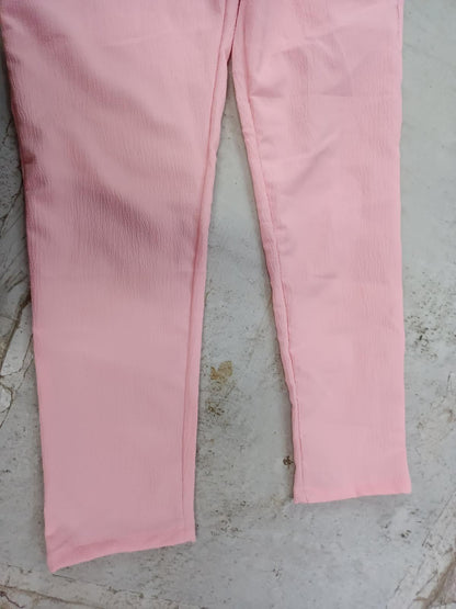 Men's Crinkled Co-Ord Set Peach